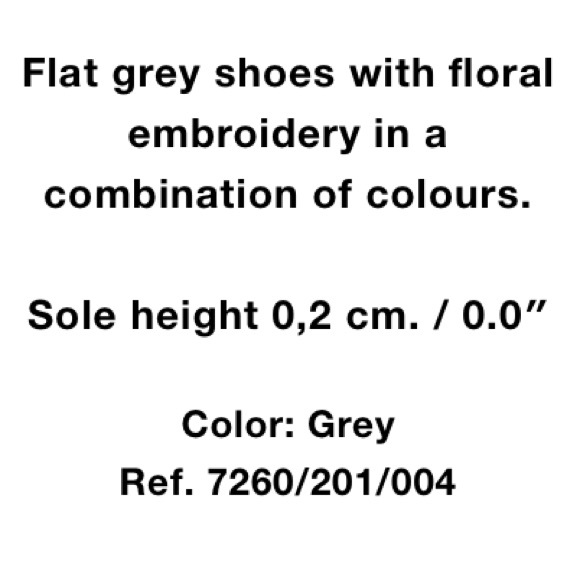 RETRO ZARA FLORAL EMBROIDERED BALLERINAS BRAND NEW - Picture 8 of 8